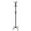 Two Tier Black Metal Coat Rack Hat Rack For Stylish Entryway Storage
