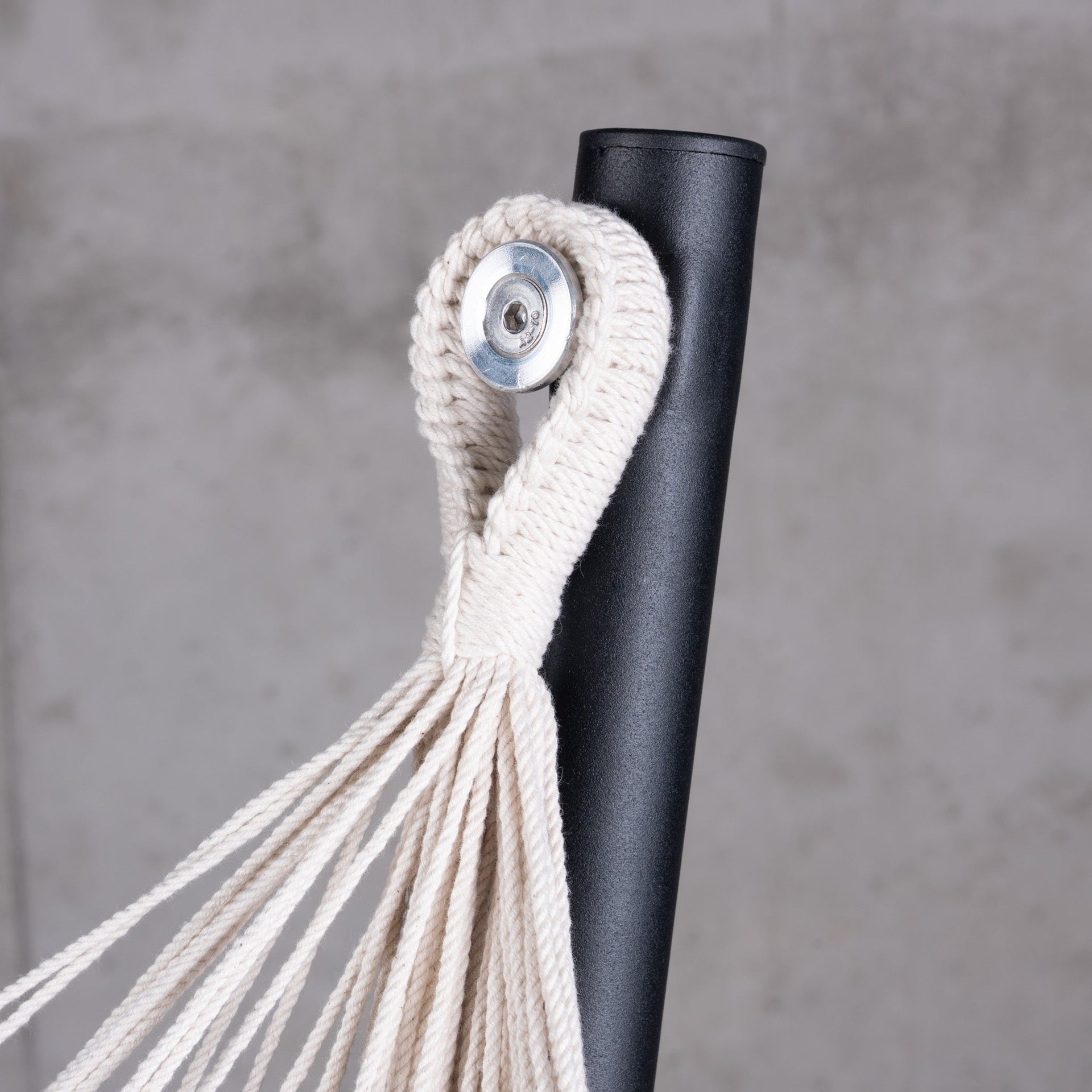 Fiji Organic Agave – Organic Cotton Comfort Size Hammock Chair with Galvanized Steel Stand