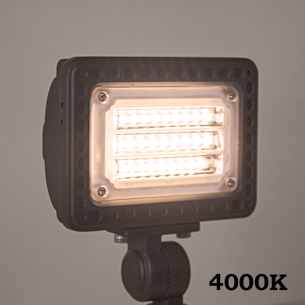 FLACCT20 12V Low Voltage Adjustable CCT and Wattage 5W-20W Integrated LED Landscape Lighting Outdoor Floodlight