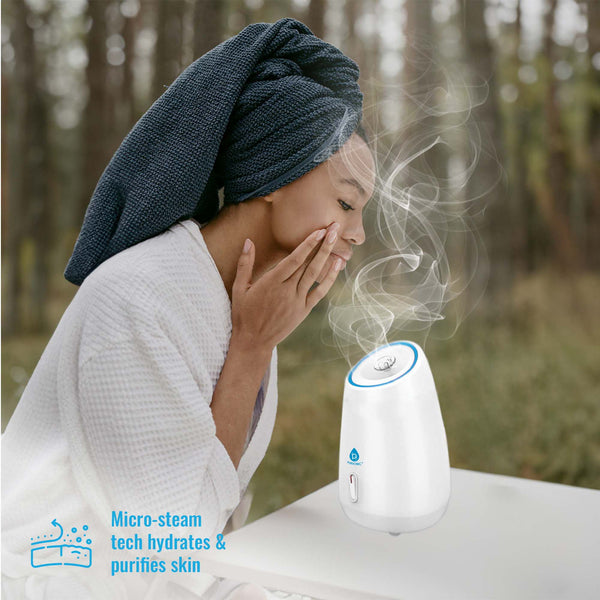 Pursonic Deluxe Facial Steamer with 6 Soothing Eye Masks & 6 Nourishing Lip Masks