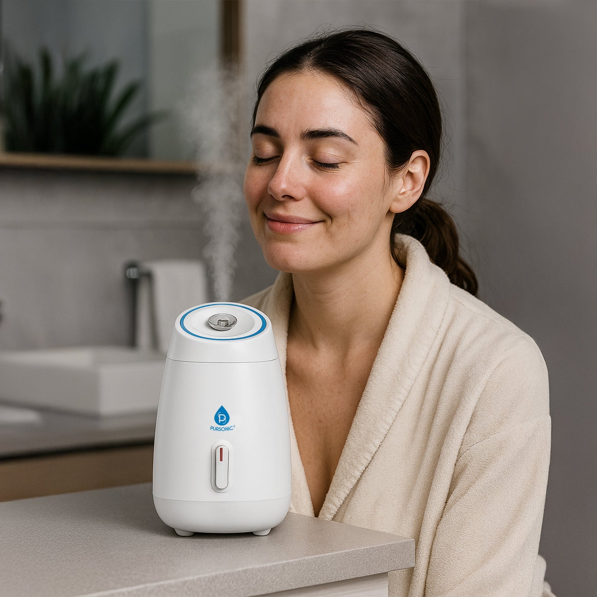 Pursonic Facial Steamer Hot Mist Moisturizing Spa