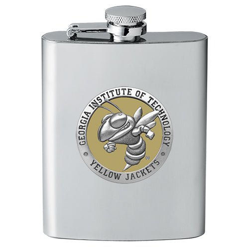 Georgia Tech Buzz Logo Flask