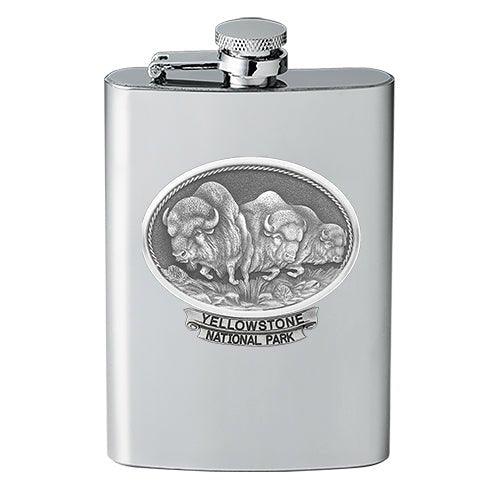Buffalo Yellowstone National Park Flask