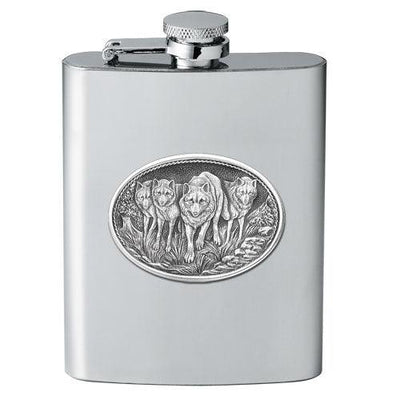 Wolves Flask