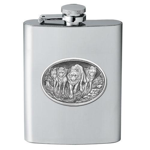Wolves Flask