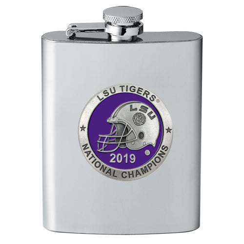 Louisiana State University National Champions 2019 Flask