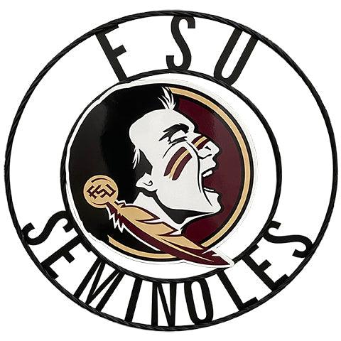 Florida State University Seminoles Wrought Iron Wall Decor