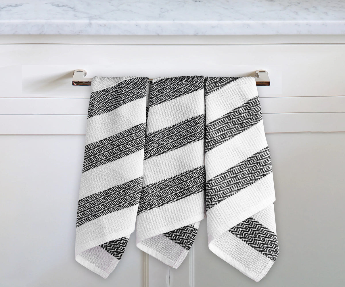 Luxury Kitchen Towels - Striped Towels