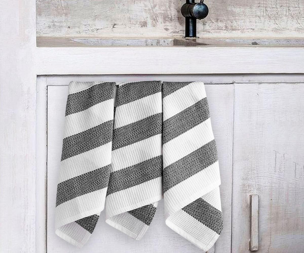 Luxury Kitchen Towels - Striped Towels