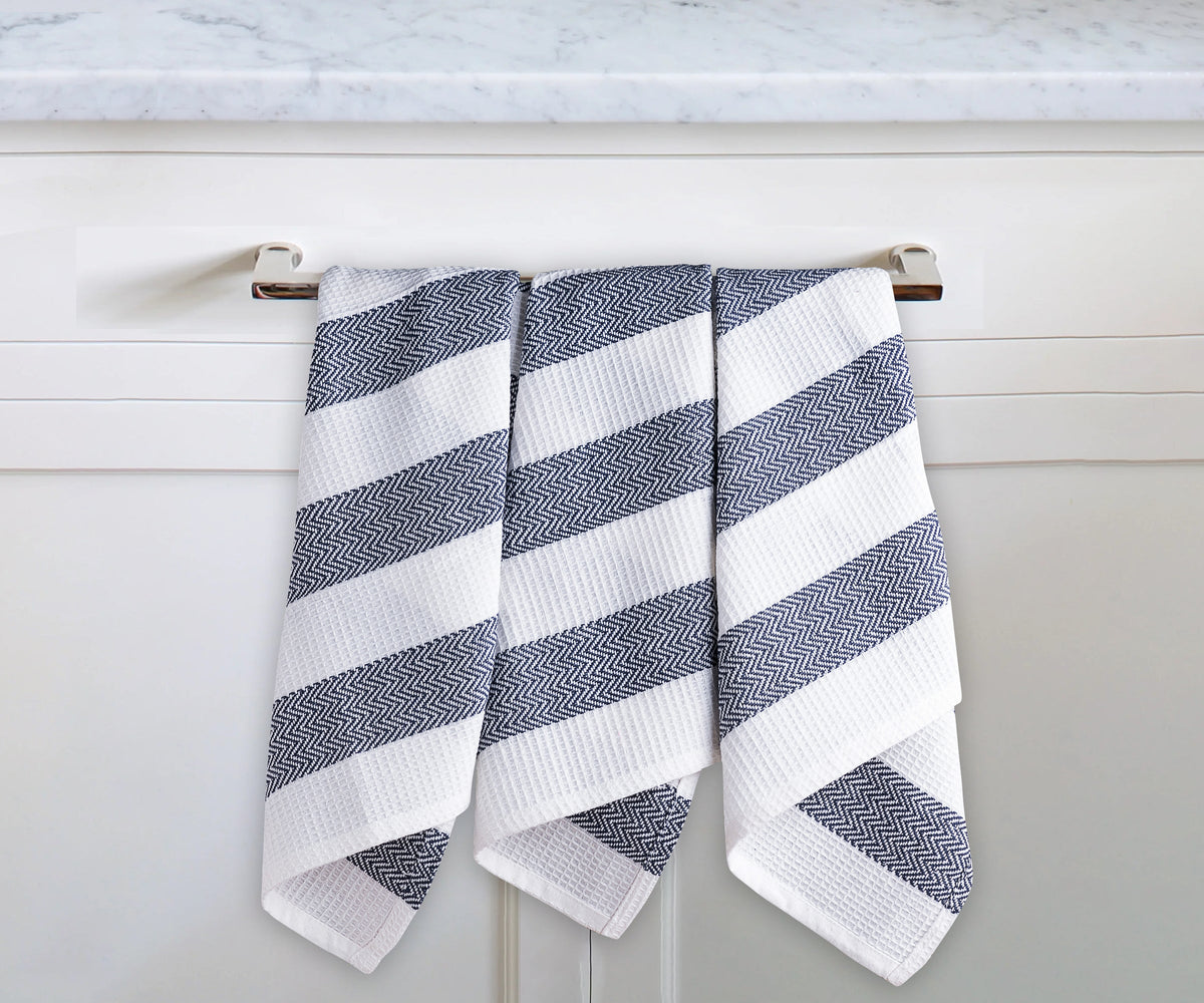 Luxury Kitchen Towels - Striped Towels