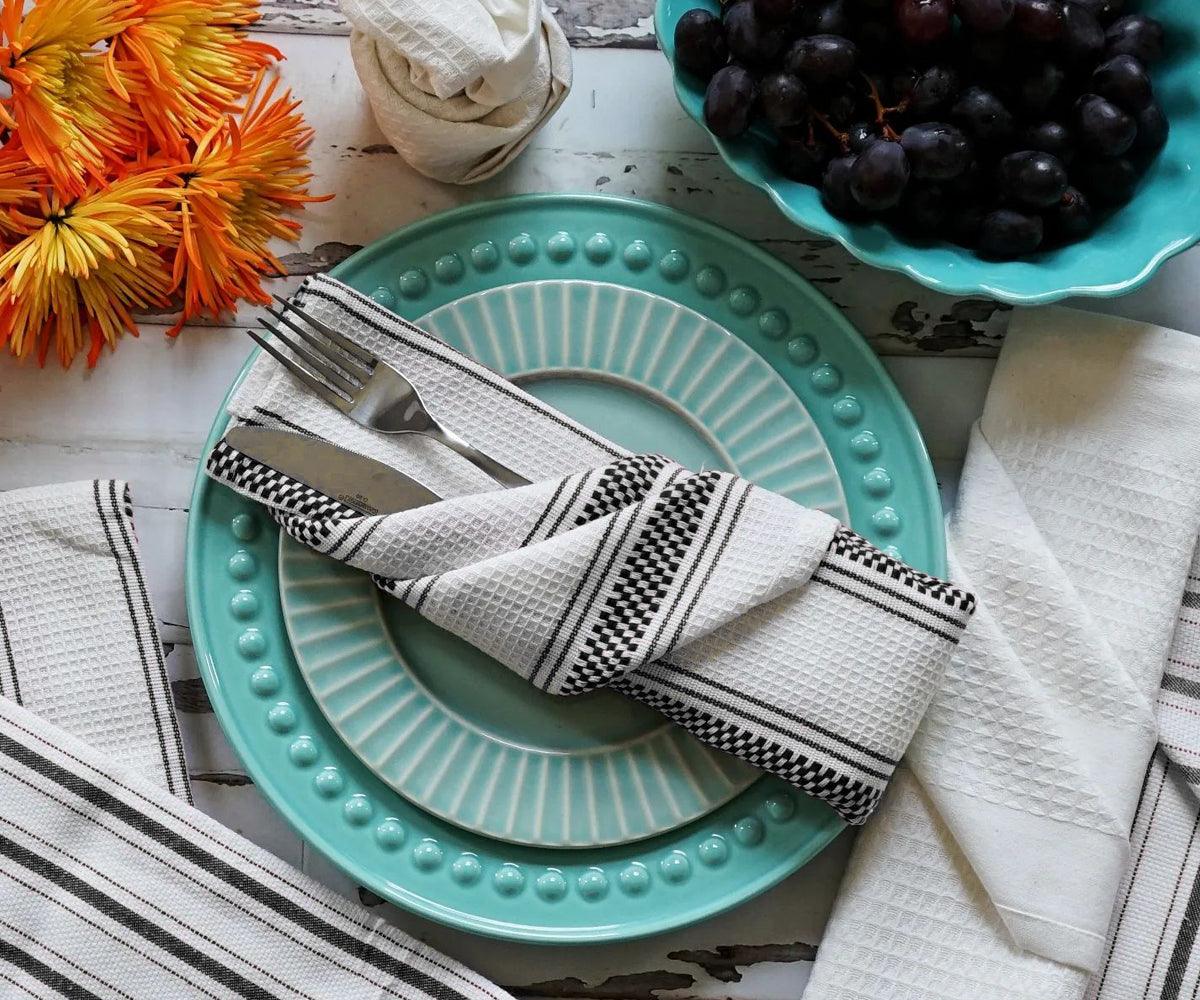 Kitchen Hand Towels - Striped Tea Towels