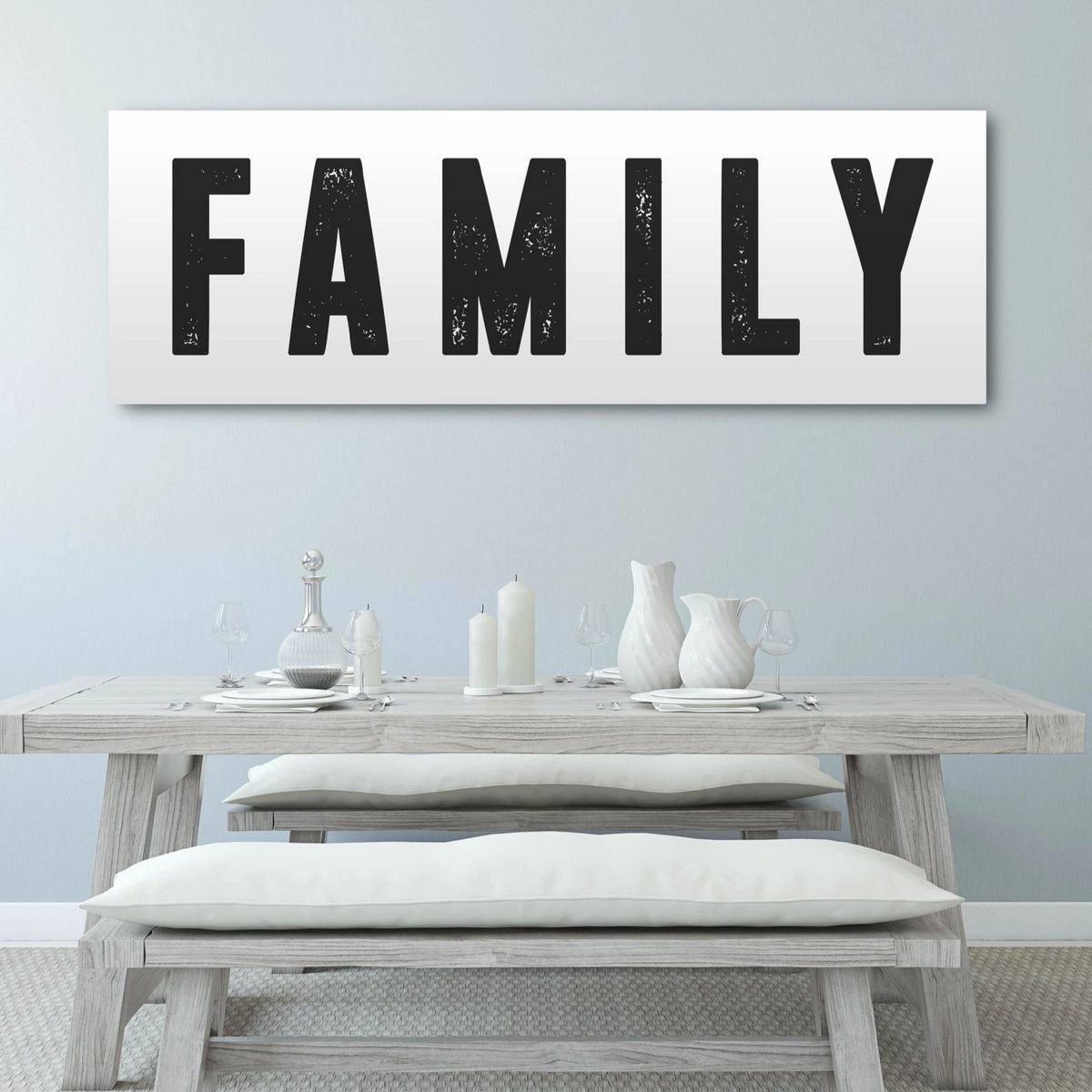 Family Home Decor Canvas