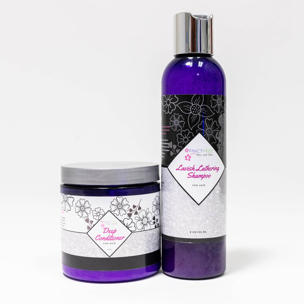 Fancy_Free_Lavish_Lathering_Shampoo_and_Deep_Conditioner_Set8878306590780The_Fancy_Factory47254150676540 - Gifts for You 'n Me - www.giftsforyounme.com