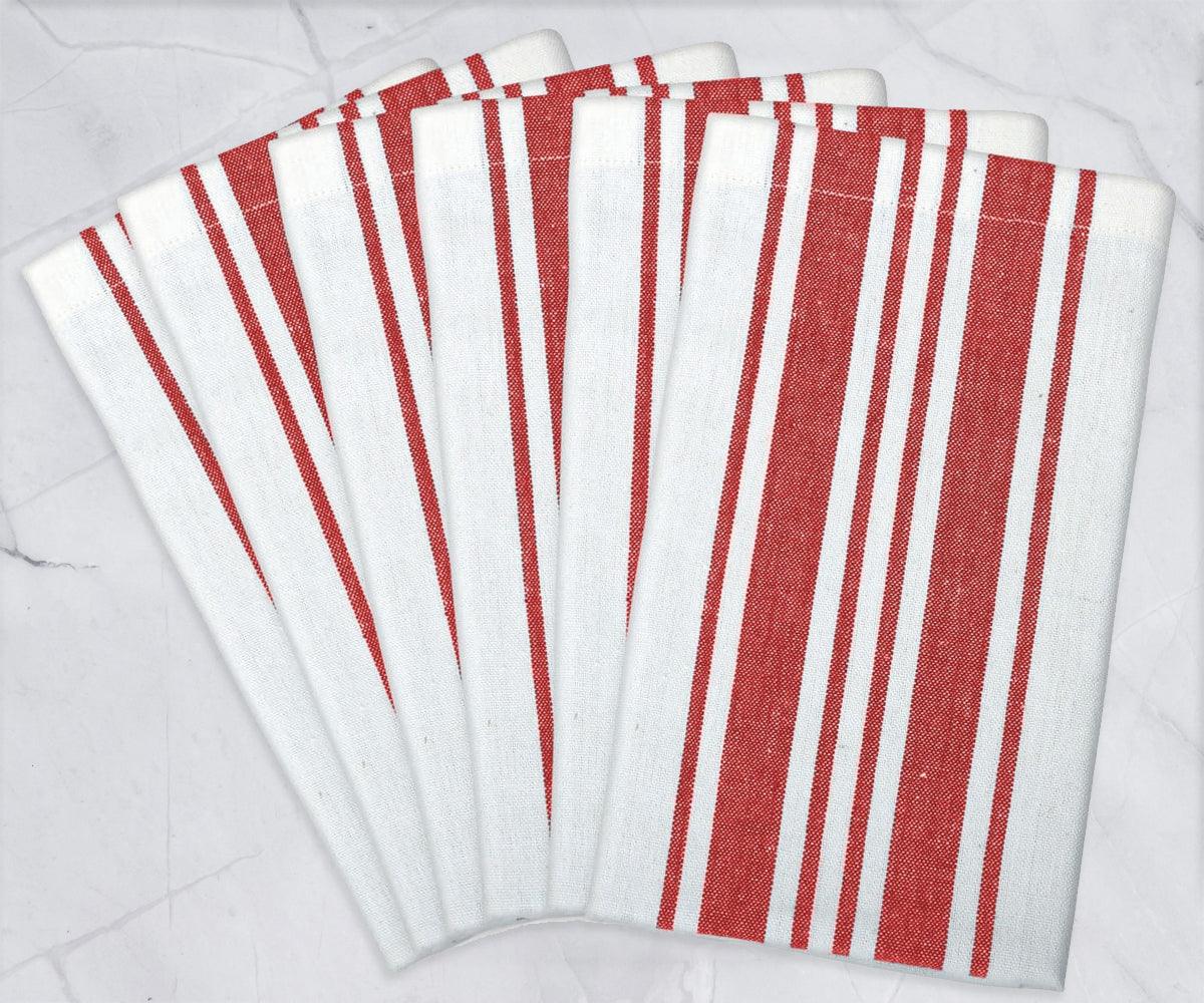 Red Napkins Cloth Set of 6