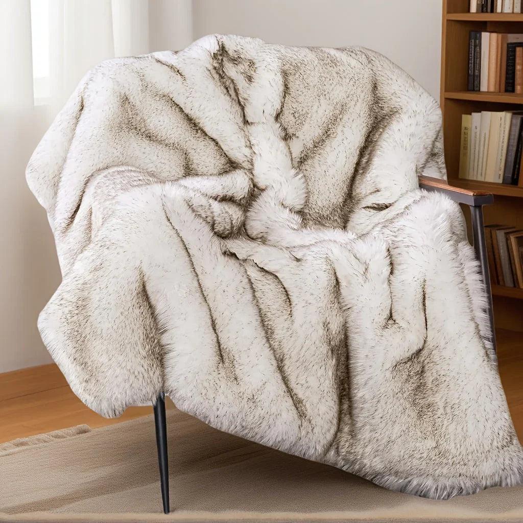 Faux Fur Blanket - Super Soft 1000GSM 60x80