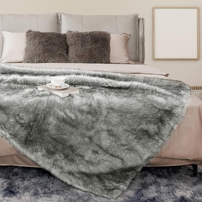 Faux Fur Blanket - Super Soft 1000GSM 60x80