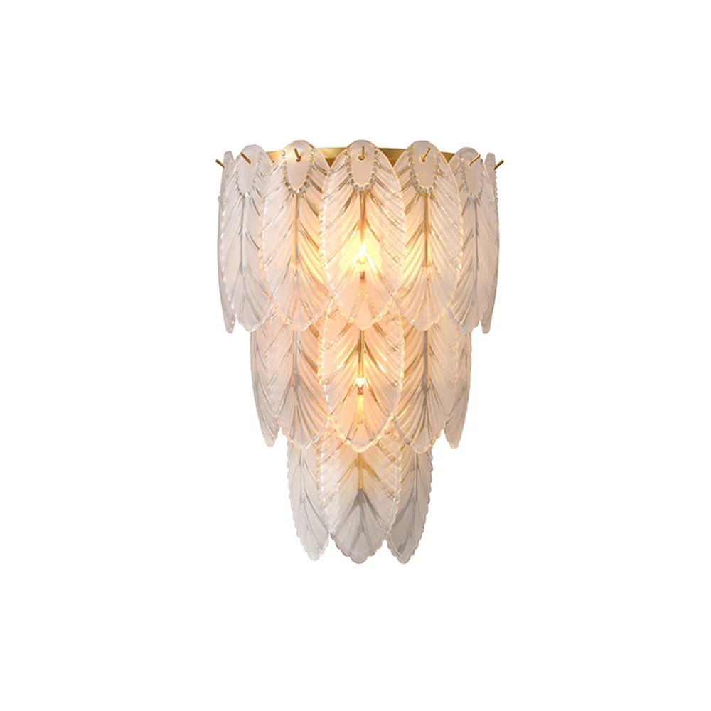 Feather Crystal Wall Lamp