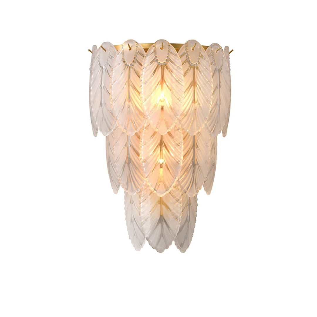 Feather Crystal Wall Lamp