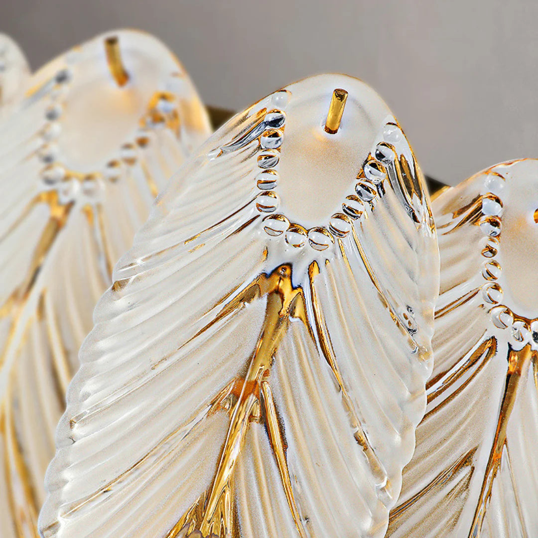 Feather Crystal Wall Lamp