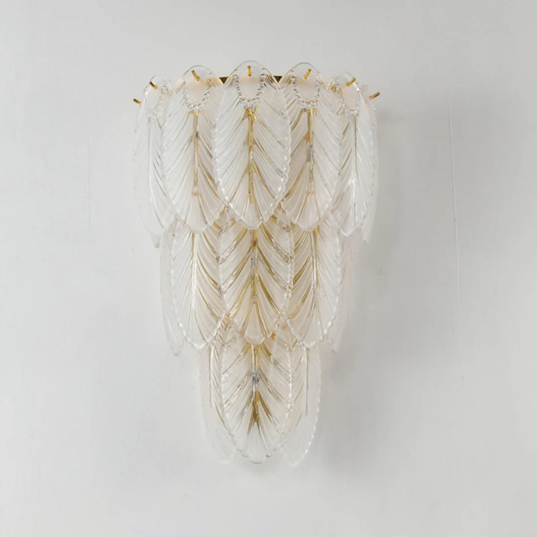 Feather Crystal Wall Lamp