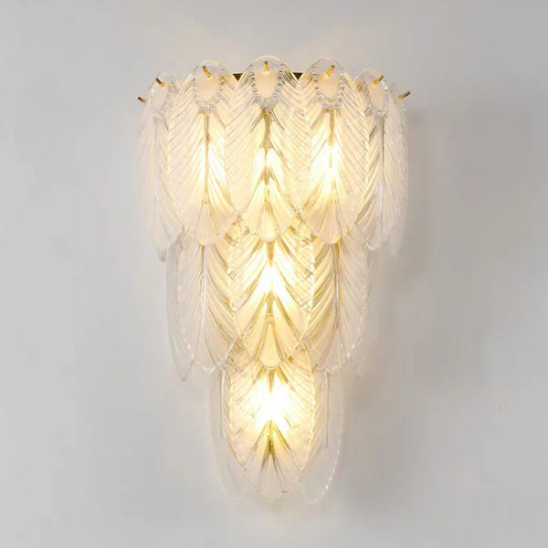 Feather Crystal Wall Lamp