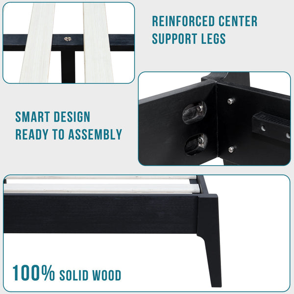 Acacia Callisto Deluxe Solid Wood Bed Frame