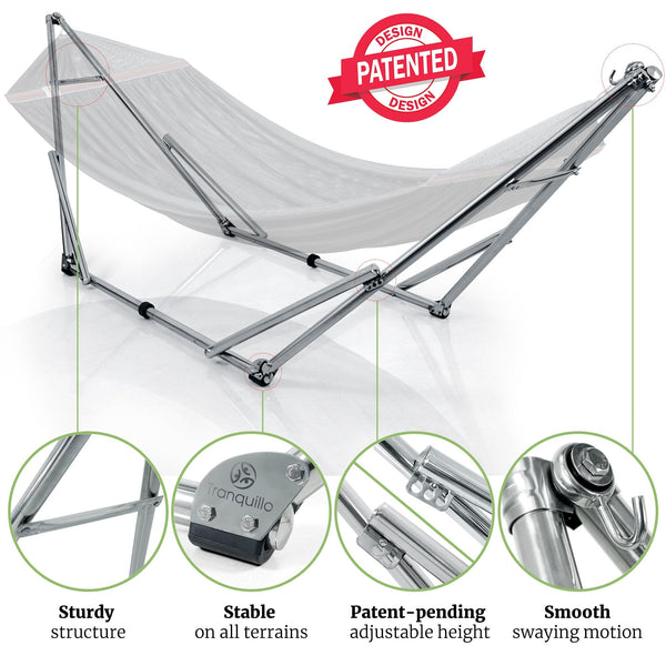 Tranquillo Universal Stainless Steel Hammock Stand