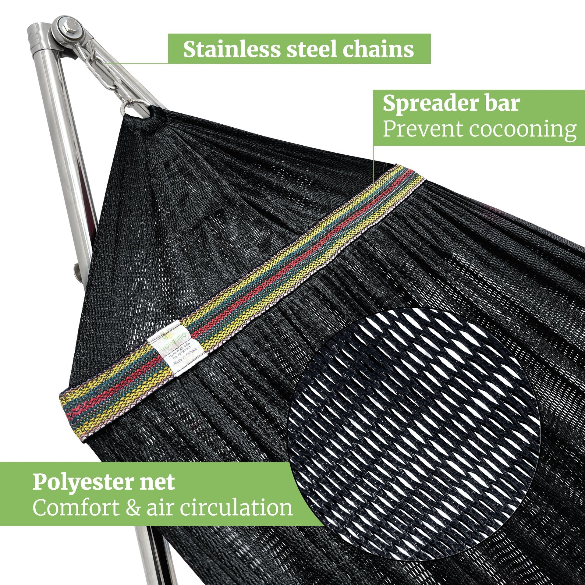 Tranquillo Universal Stainless Steel Hammock Stand