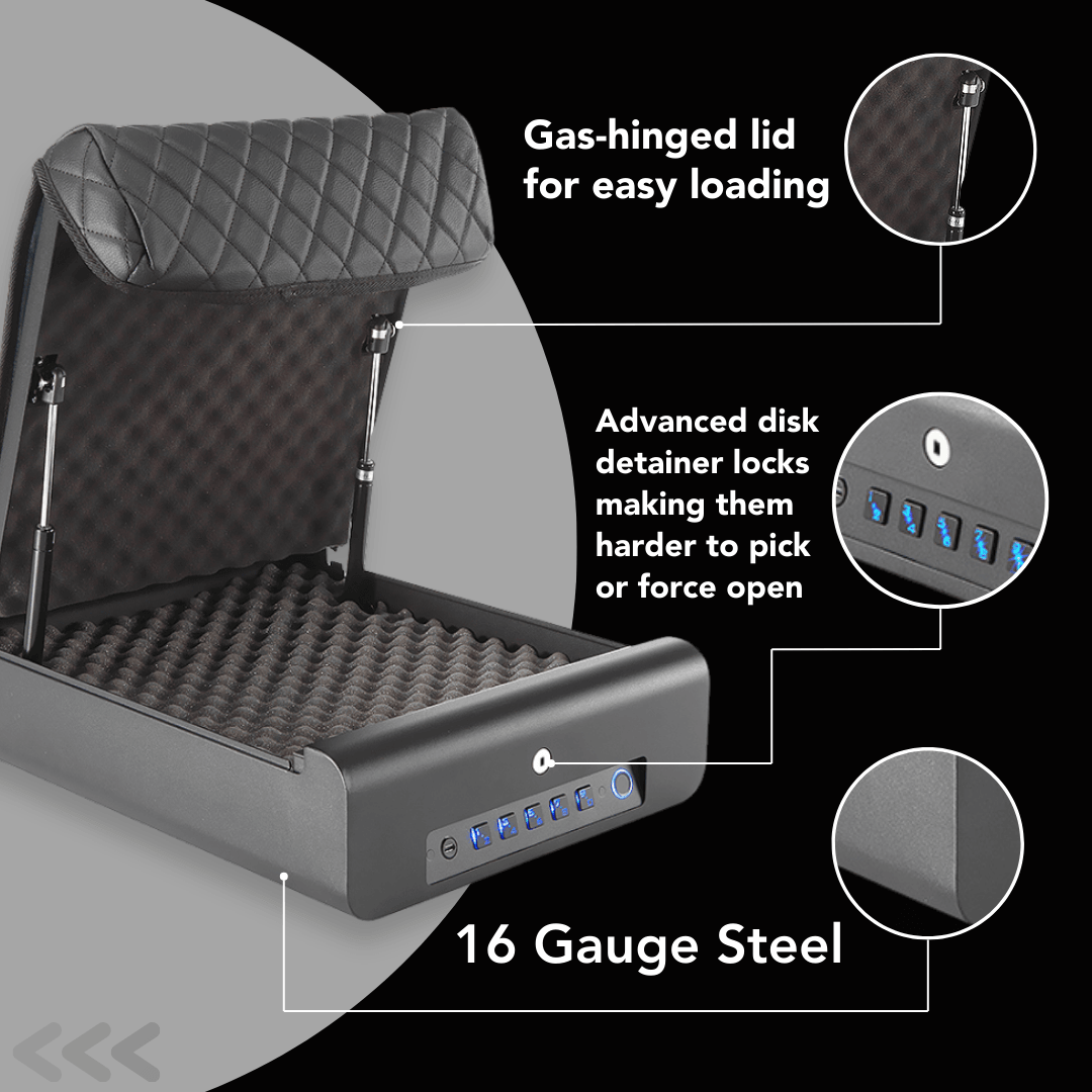BoostedSafe Elite: Fingerprint, Key & Digital Combo