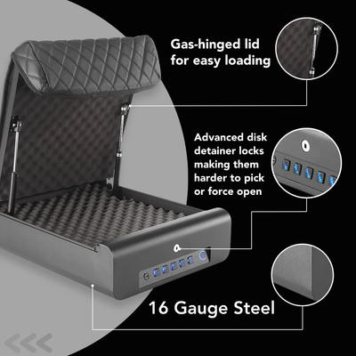 BoostedSafe Elite: Fingerprint, Key & Digital Combo
