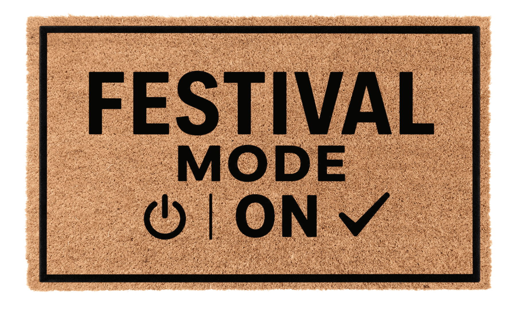 Festival Mode On Coir Mat