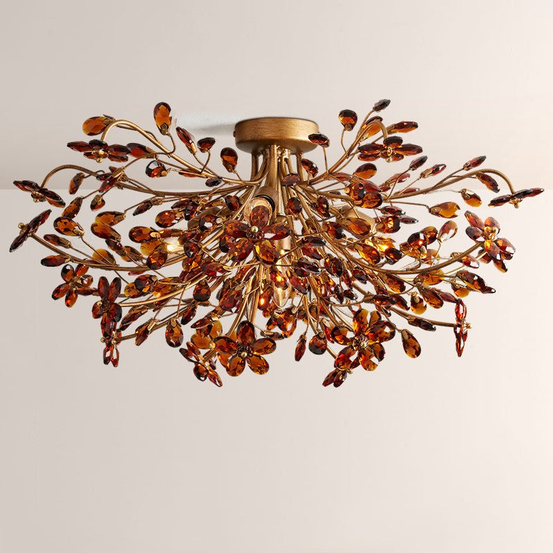 Crystal Floral Chandelier 28