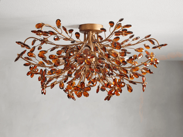 Crystal Floral Chandelier 28