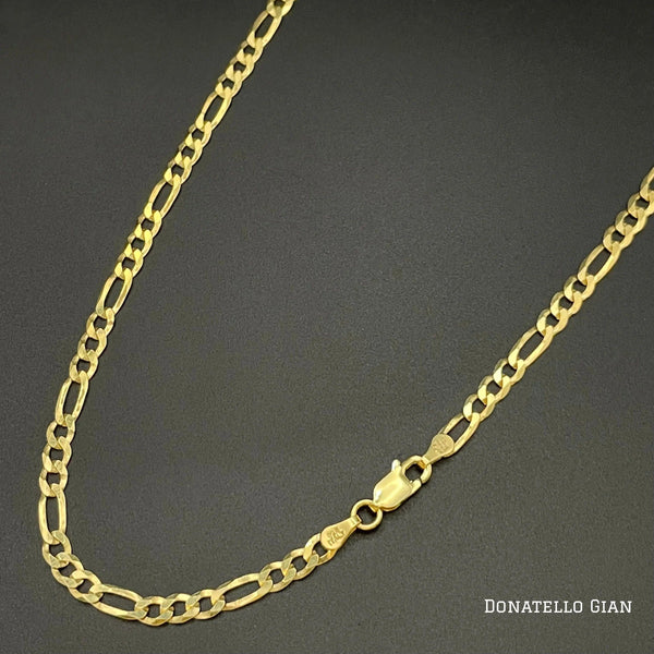 Sterling Silver 925 Figaro Link Chain 3.5MM, 16