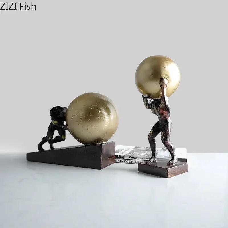 Figure Statue - Fitness Metal 12-Inch