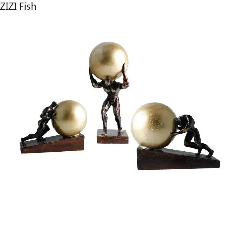Figure Statue - Fitness Metal 12-Inch