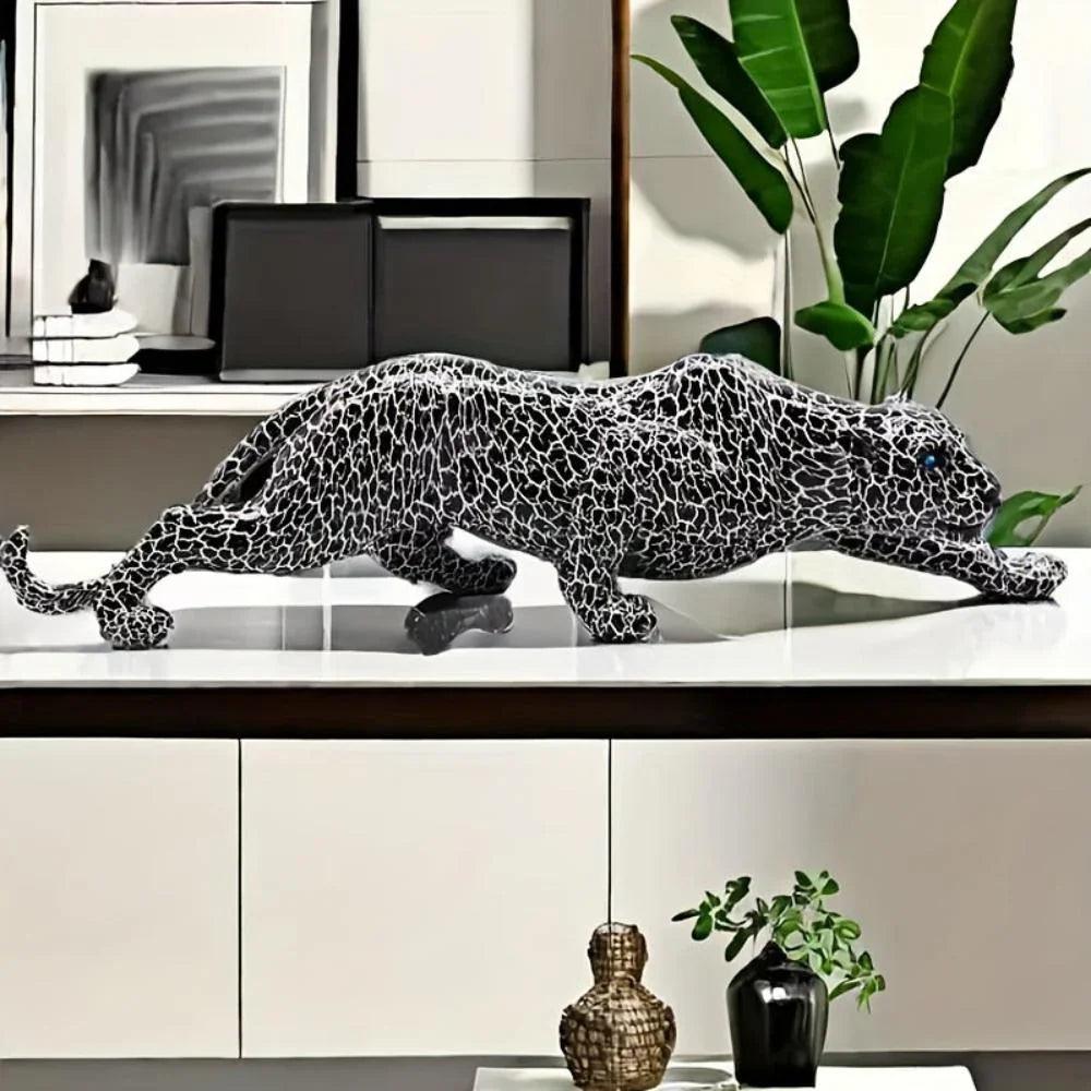 Figurine - Decorative Black White Animal