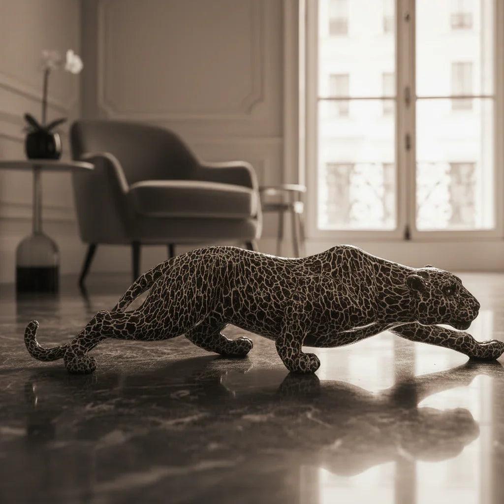Figurine - Decorative Black White Animal