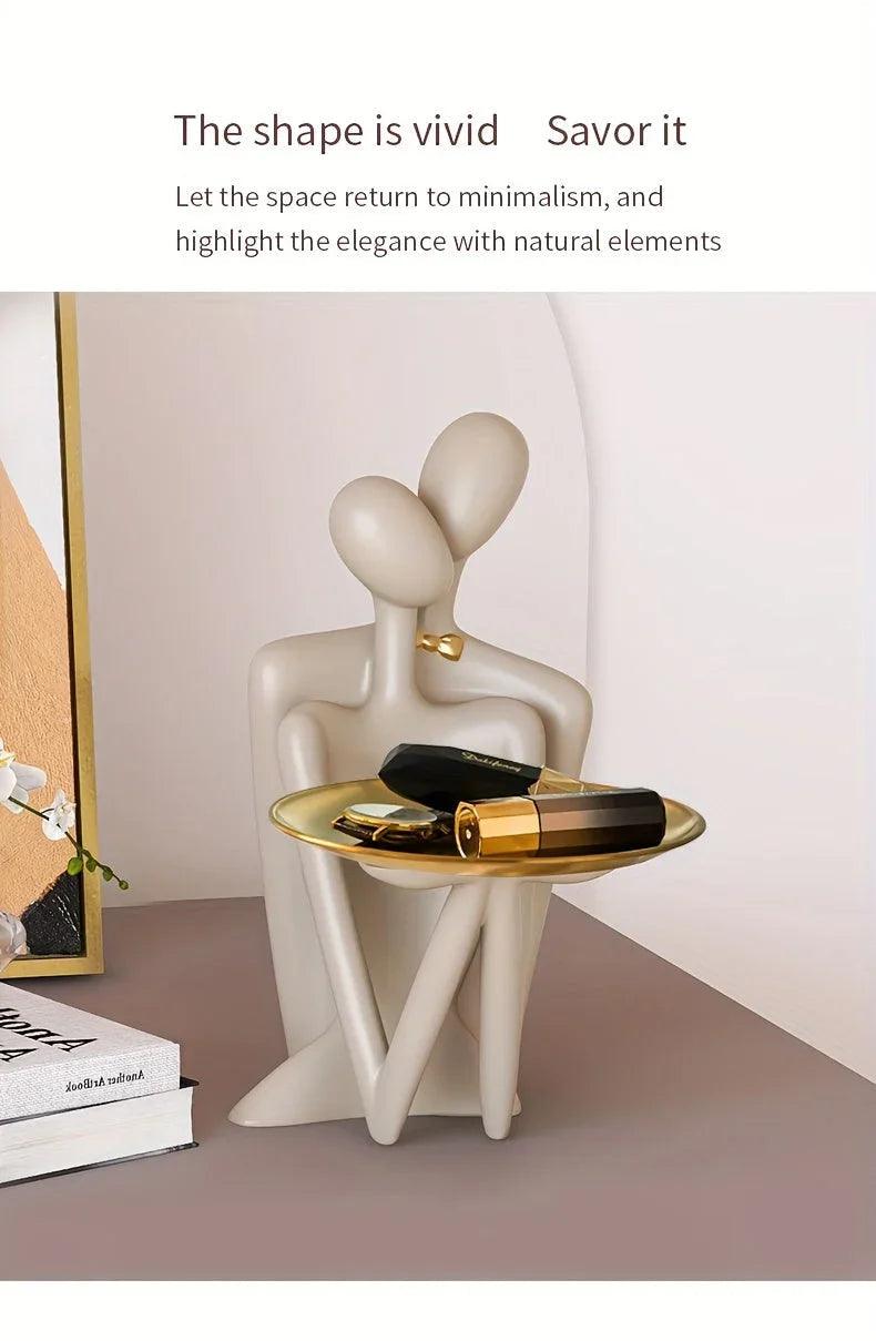 Figurine - Modern Abstract White