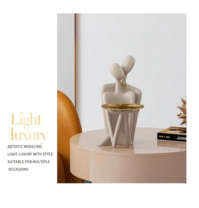 Figurine - Modern Abstract White