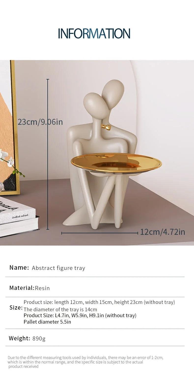 Figurine - Modern Abstract White
