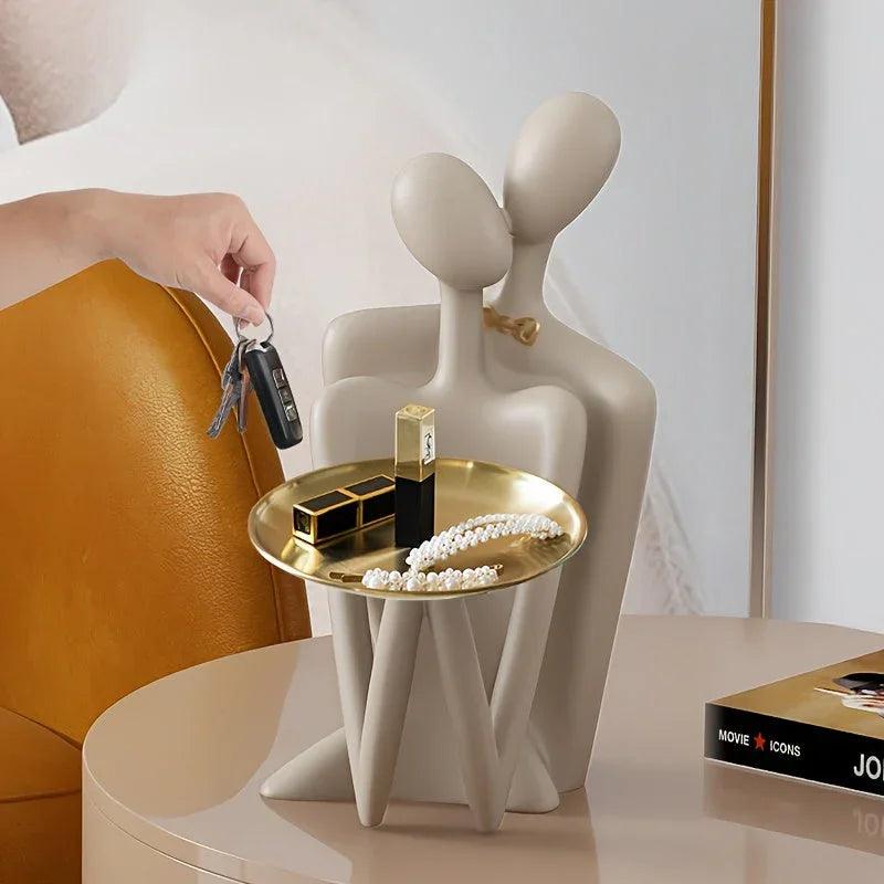 Figurine - Modern Abstract White