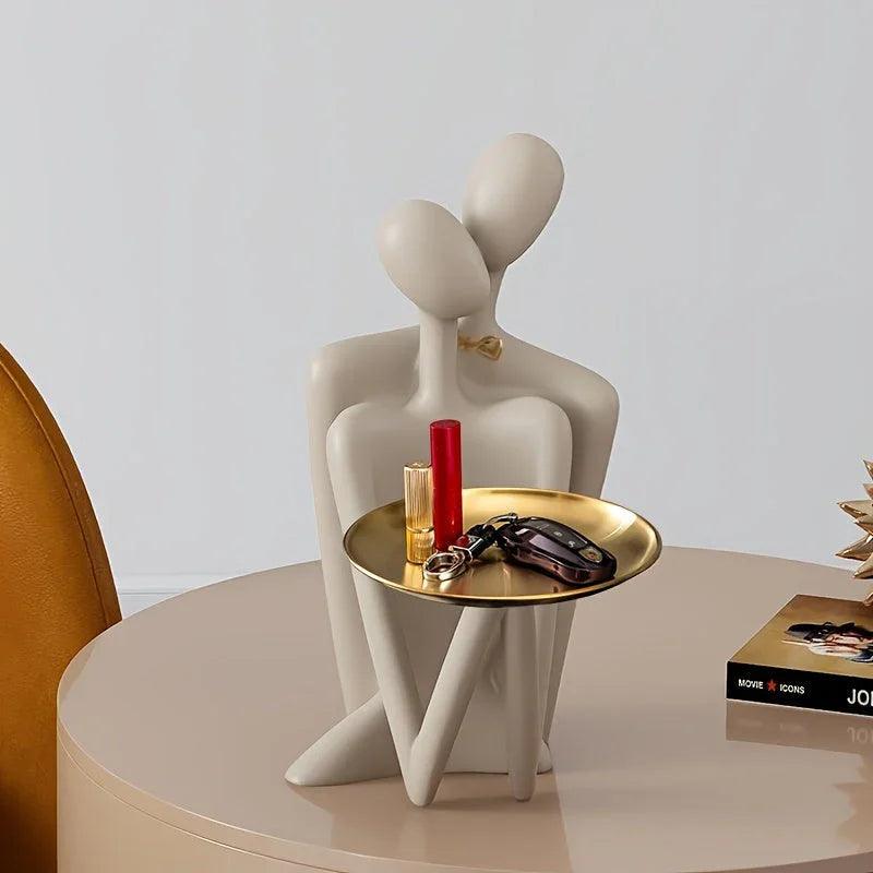 Figurine - Modern Abstract White
