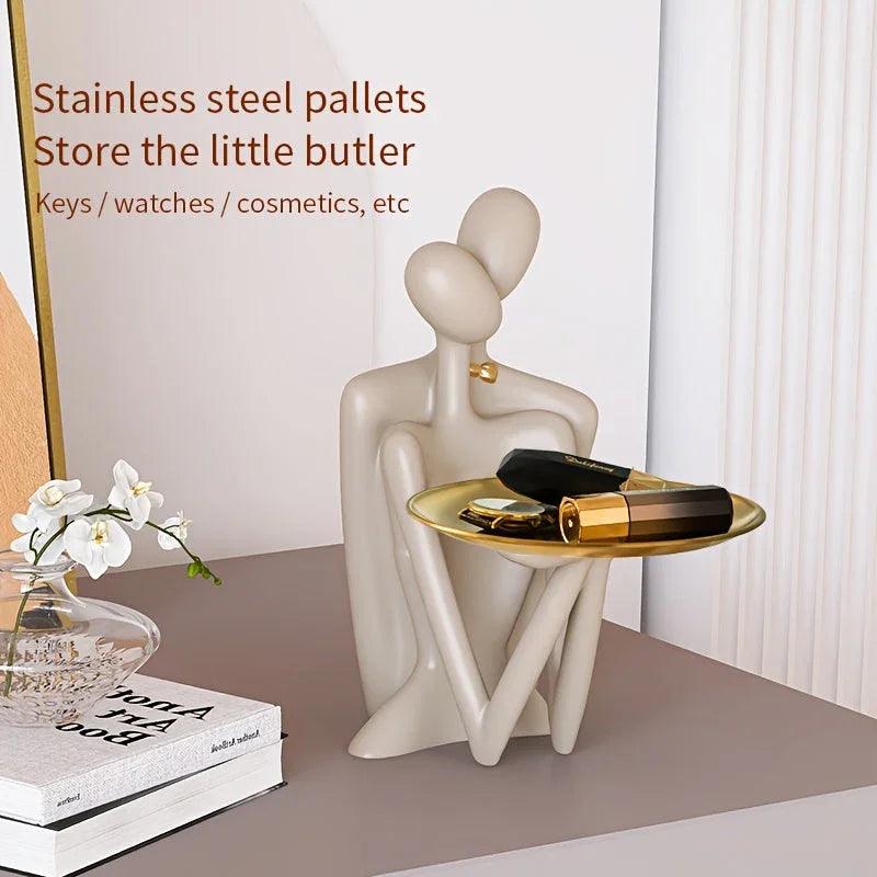 Figurine - Modern Abstract White