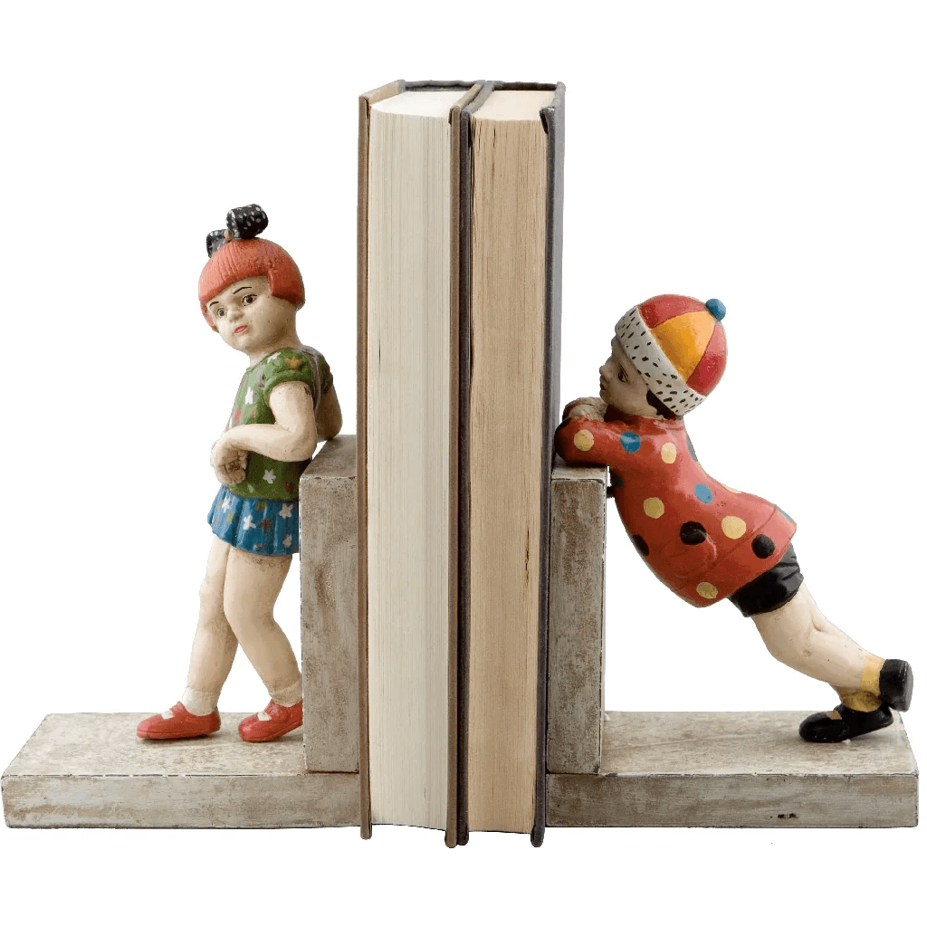 Figurine - People Bookends Bronze Ormolu - Gifts for You 'n Me