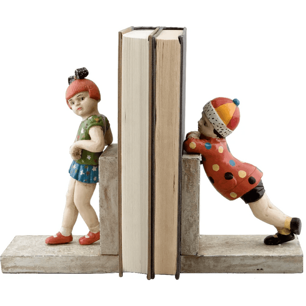 Figurine - People Bookends Bronze Ormolu - Gifts for You 'n Me