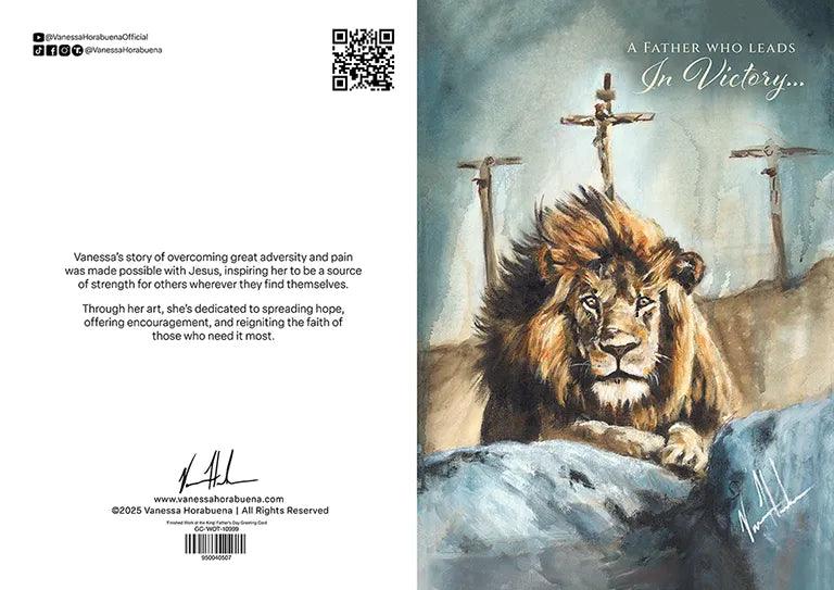'Finished Work of the King' Father's Day Greeting Card