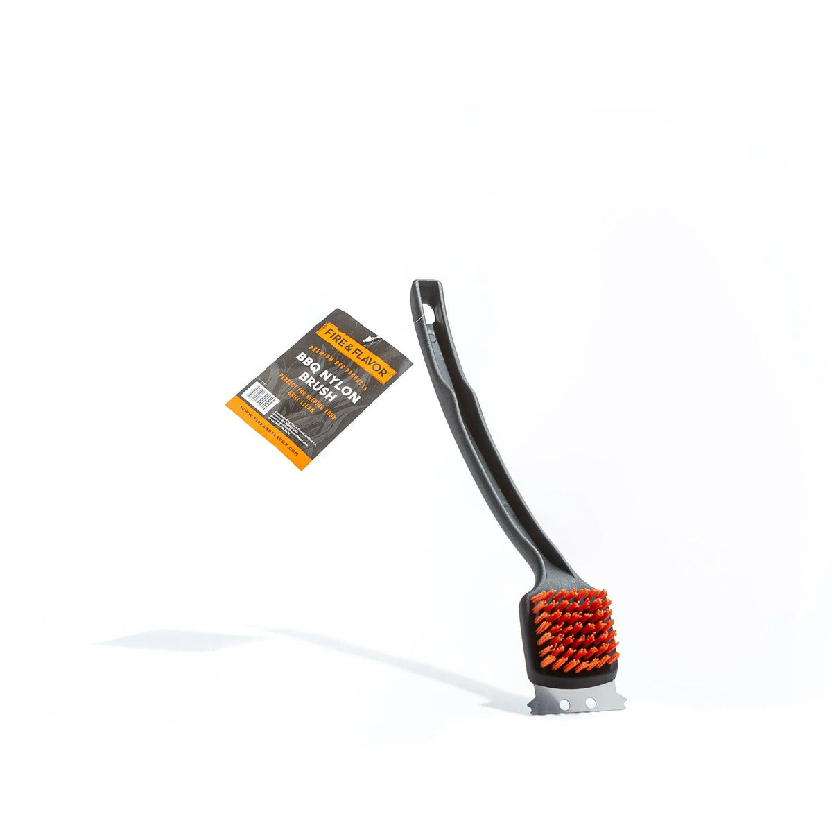 2 Pack Fire & Flavor Nylon Grill Brush for Outdoor Grill Cleaning