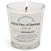 First Day of Spring - Rose Petals, Jasmine - Soy Wax Scented Candle