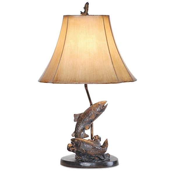 Vintage Direct Fish Pair Table Lamp